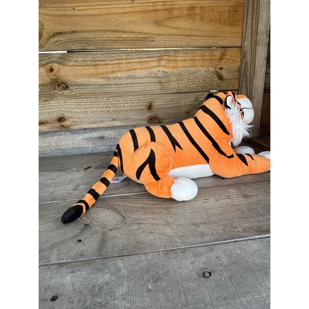 Disney Store‎ Aladdin Jasmine's Tiger RAJAH Laying Down Plush Stuffed Animal 14
